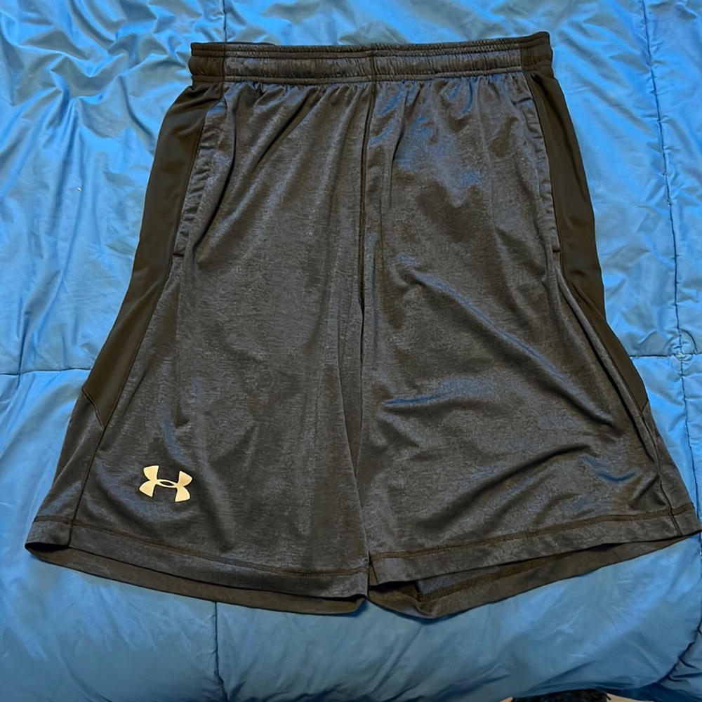 Under Armour Navy and Black Patterned Shorts